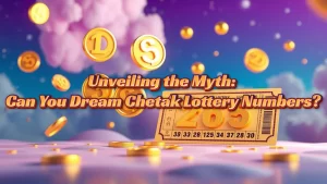 illustration text 'Unveiling the Myth: Can You Dream Chetak Lottery Numbers?'