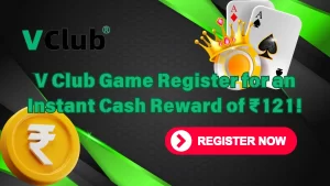 on image text "v club game registration"