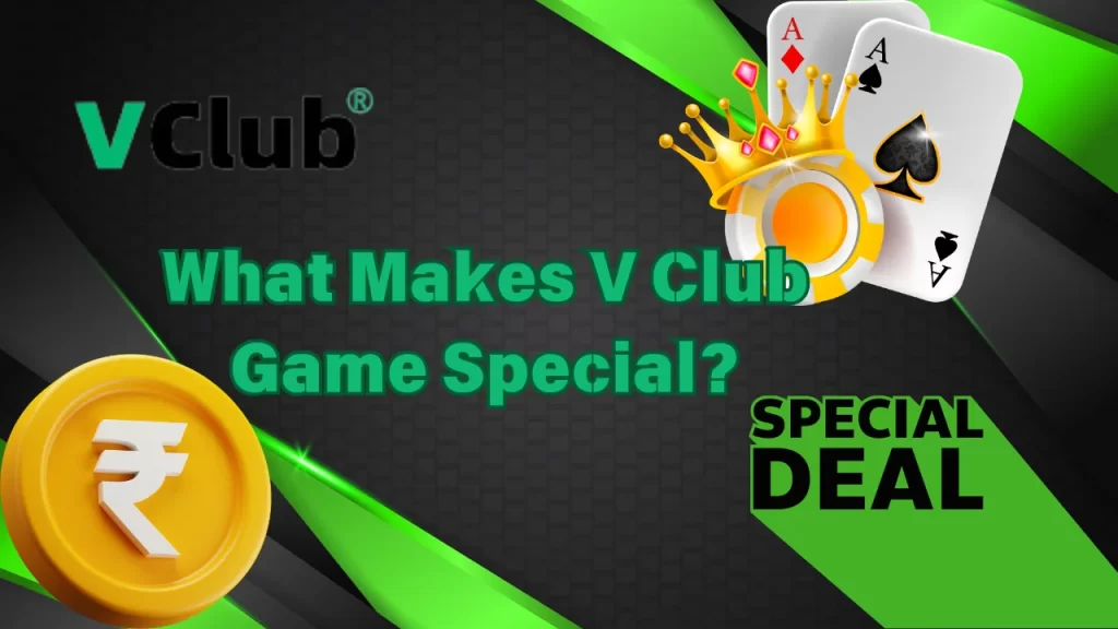 on image text "what makes v club game register special"