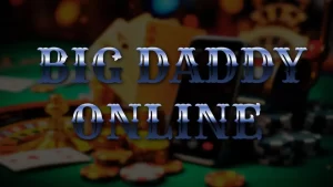 illustration text 'big daddy online'