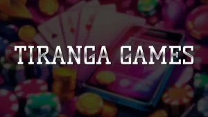 illustration text 'tiranga game'